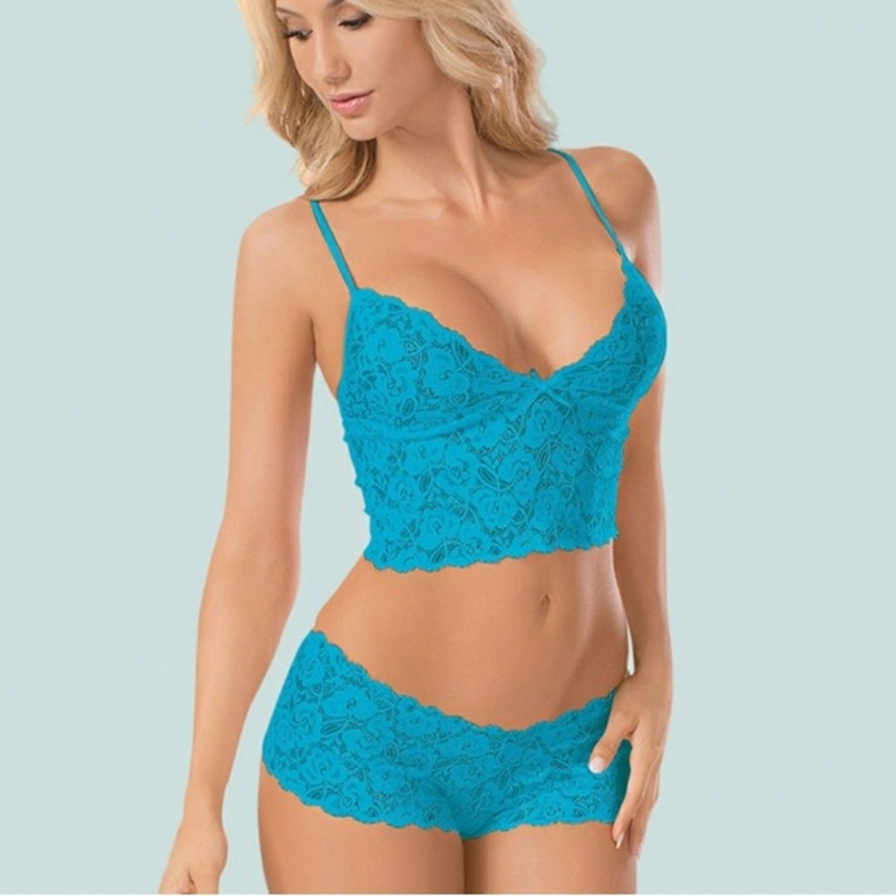 NWOT Pure Romance “Woke Up Like This” lingerie set